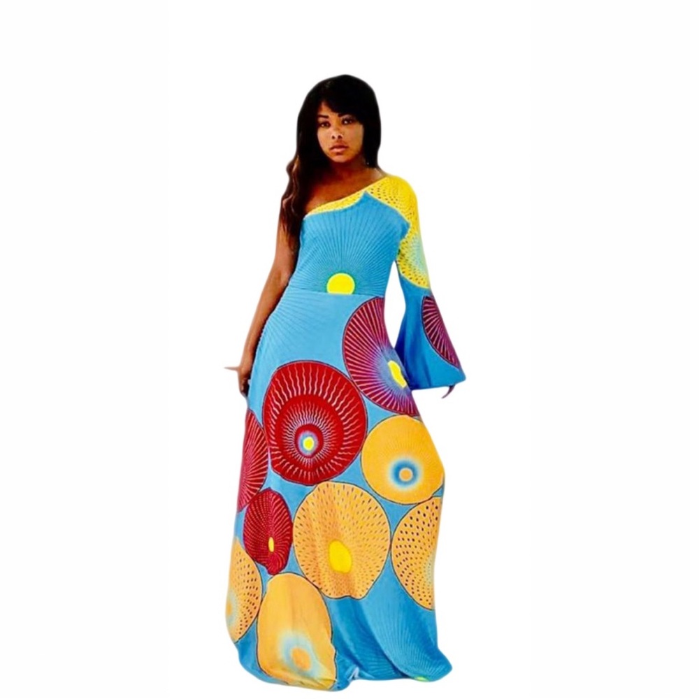 FABULOUS ONE SHOULDER MAXI DRESS